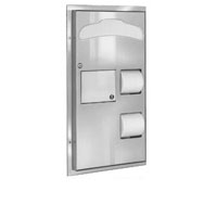 Bradley Bx Partition Mount Combination Unit w/ Seat Cover, Toilet Tissue Dispenser, & Waste Can ***